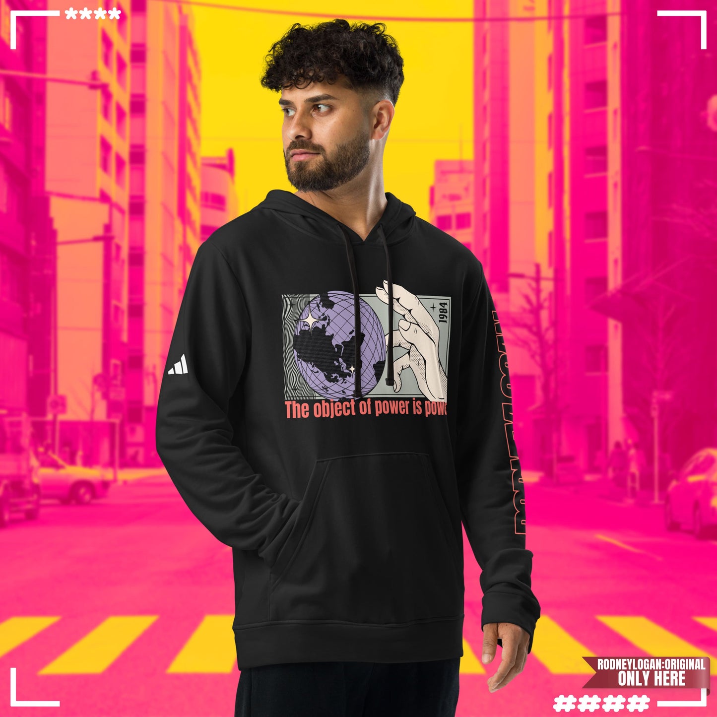 B-Side „1984“ Hoodie — adidas® base Hoodie