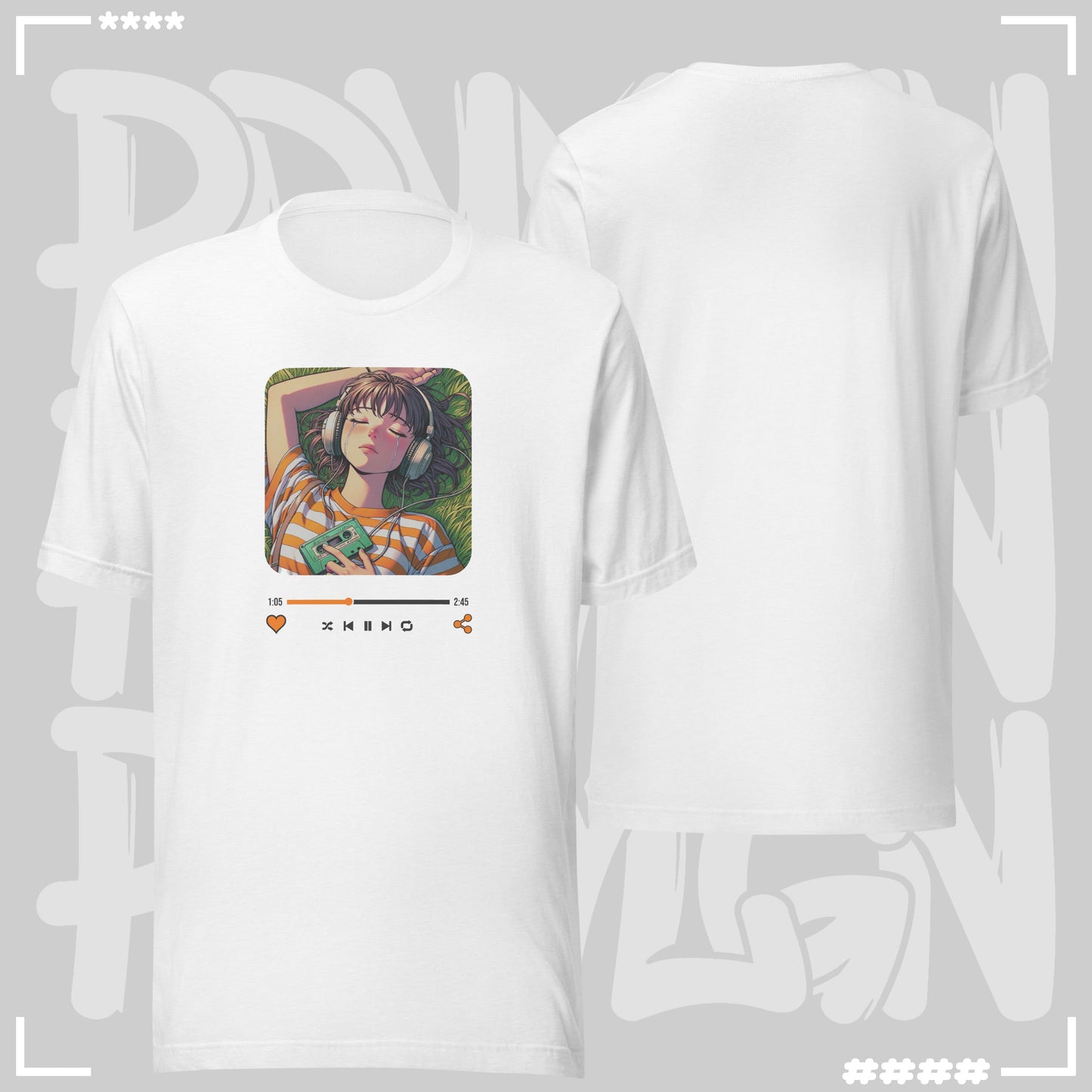 T-Shirt - Soul Music Vintage Weiss T-Shirt