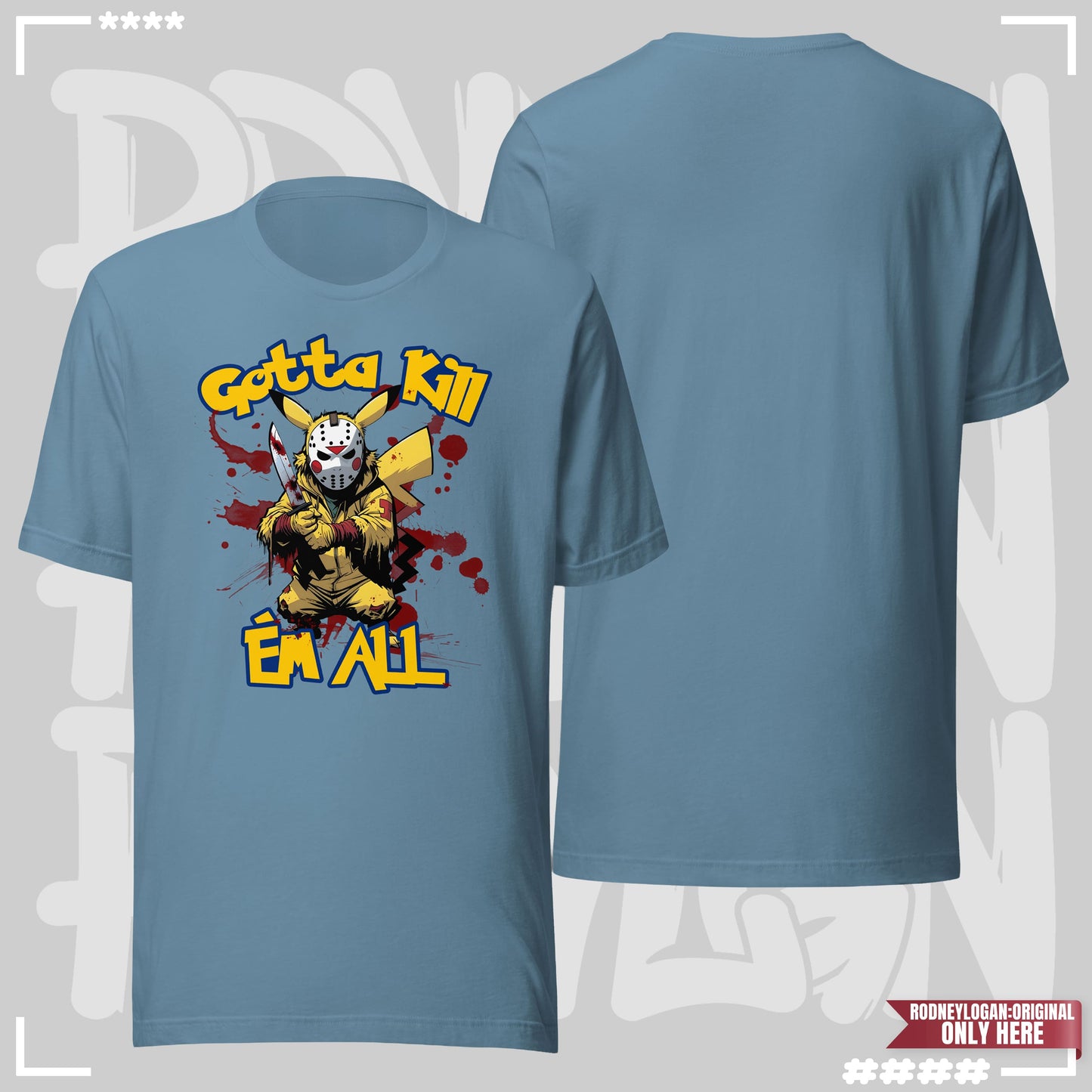 T-Shirt - Gotta Kill em All Stahl Blau T-Shirt