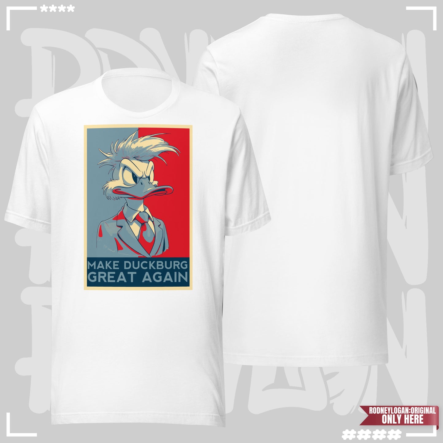 T-Shirt - Make Duckburg Great Again White T-Shirt