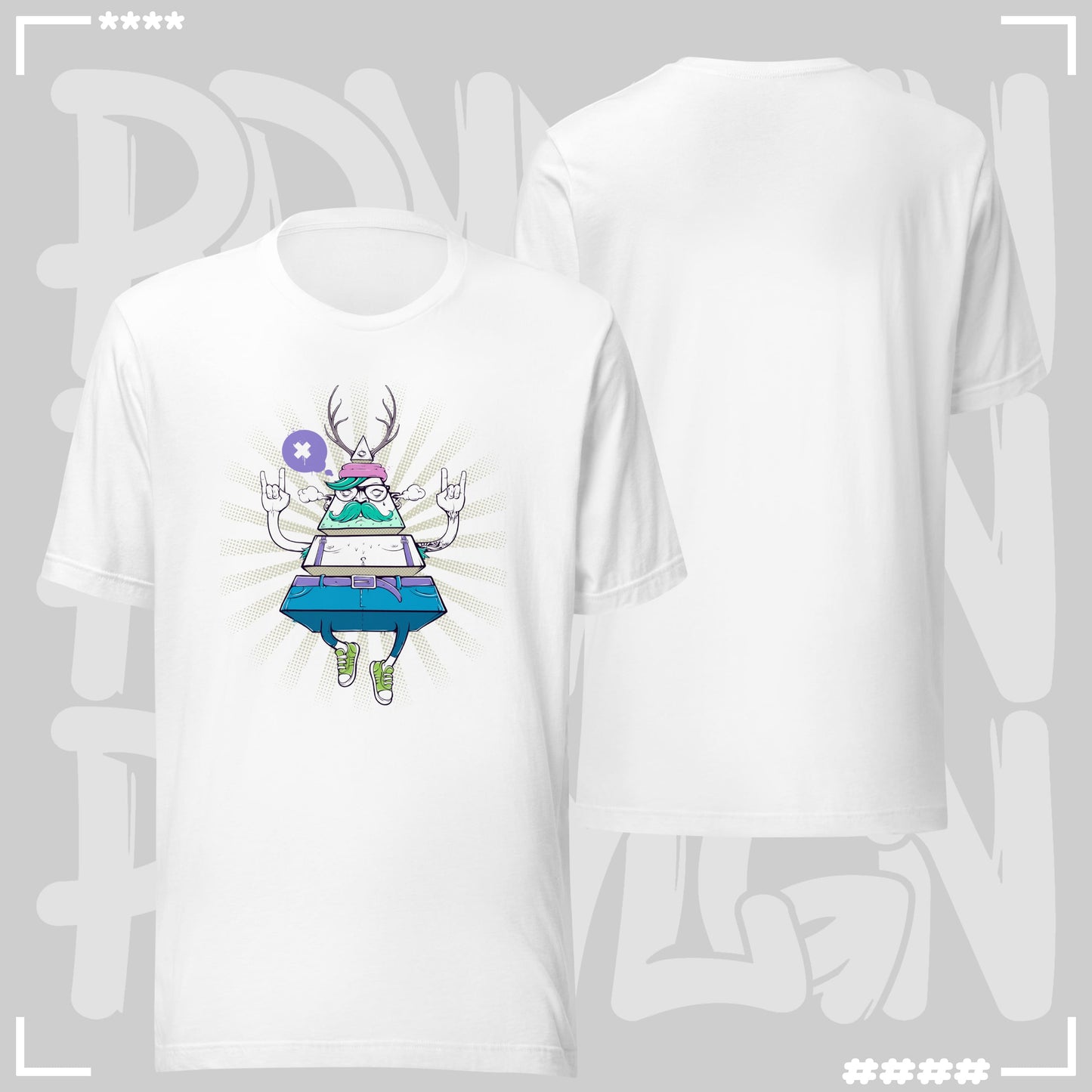 T-Shirt - Alpha Hipster White T-Shirt