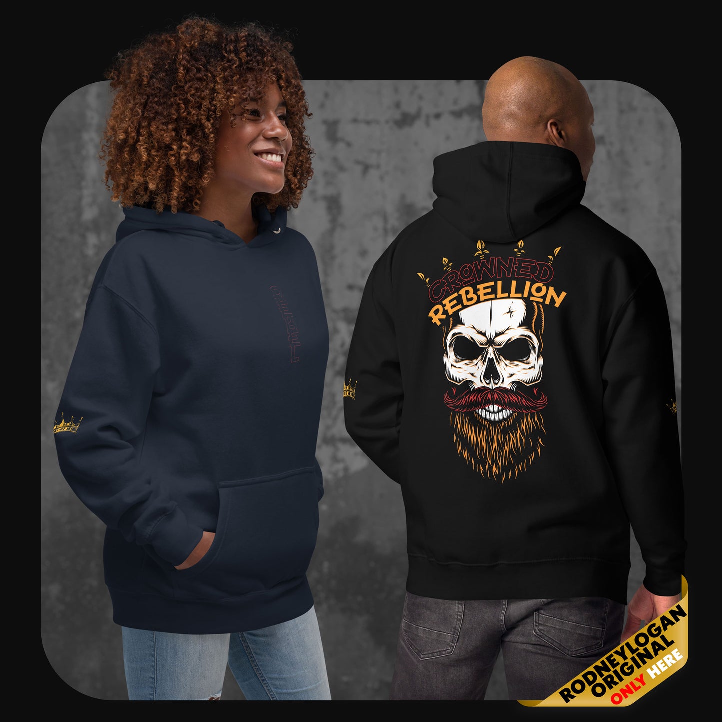 Hoodie - Crowned Rebellion rodneylogan