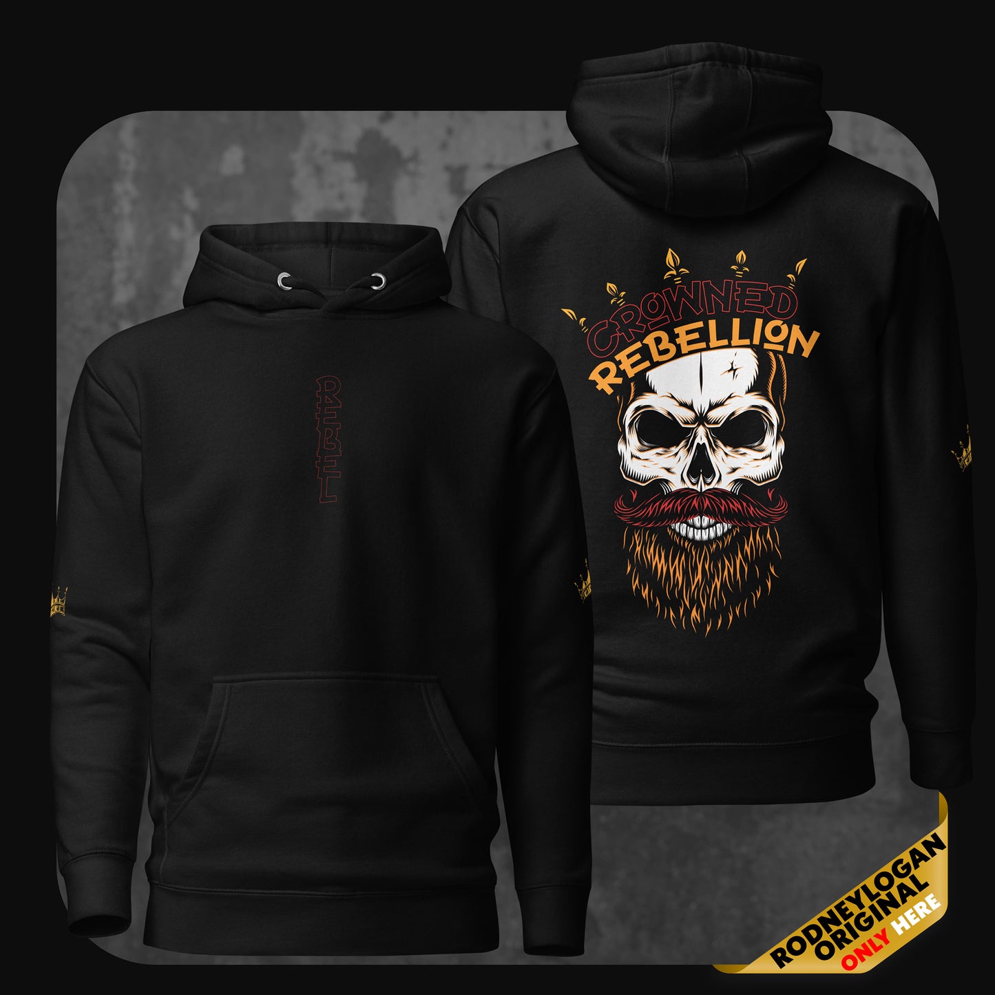 Hoodie - Crowned Rebellion rodneylogan