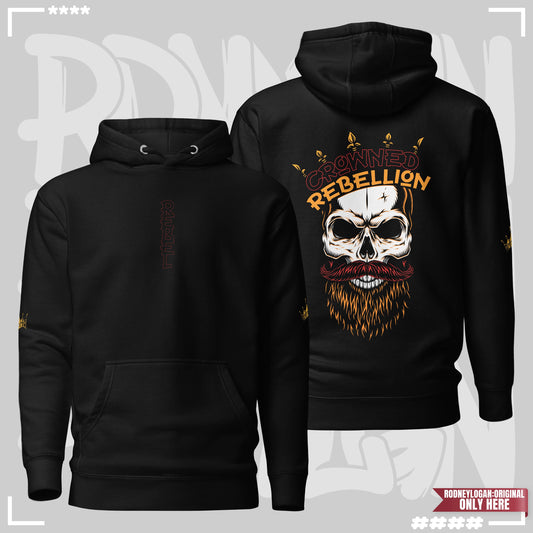 Hoodie - Crowned Rebellion Schwarz Hoodie