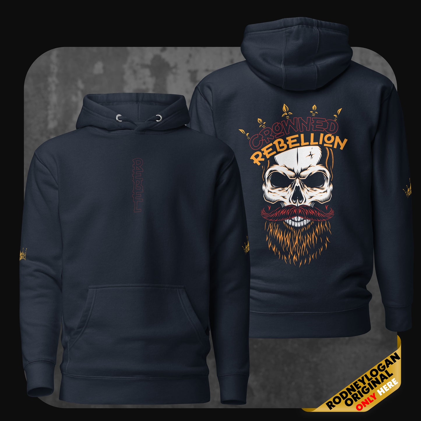 Hoodie - Crowned Rebellion rodneylogan