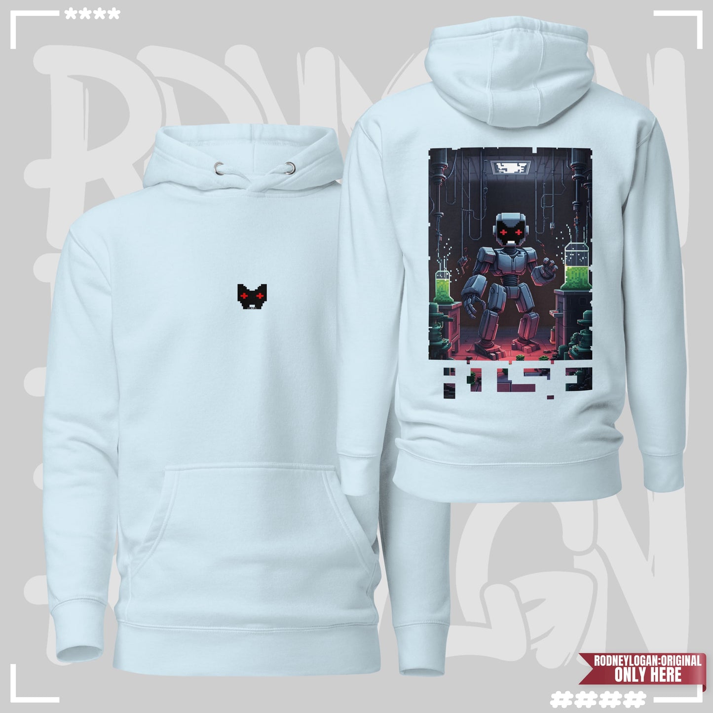 Hoodie - Rise Sky Blue Hoodie