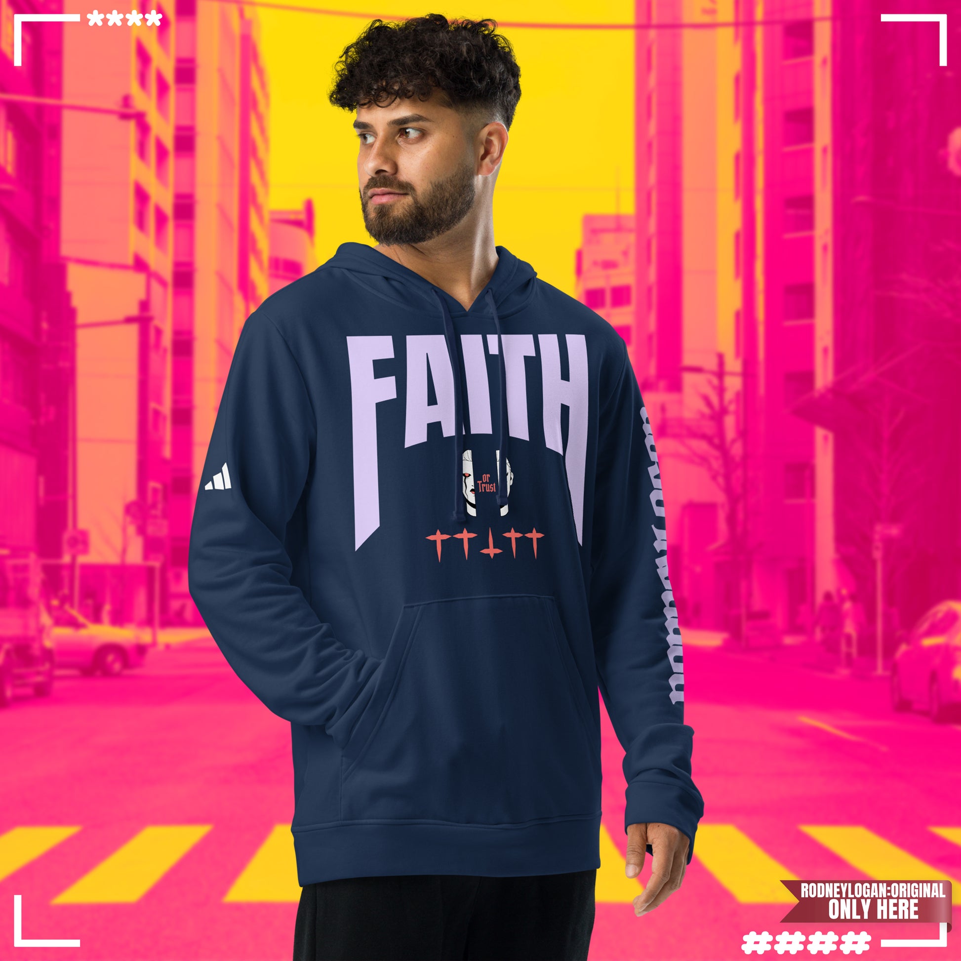 B-Side „Faith or Trust?“ Hoodie — adidas® base Hoodie