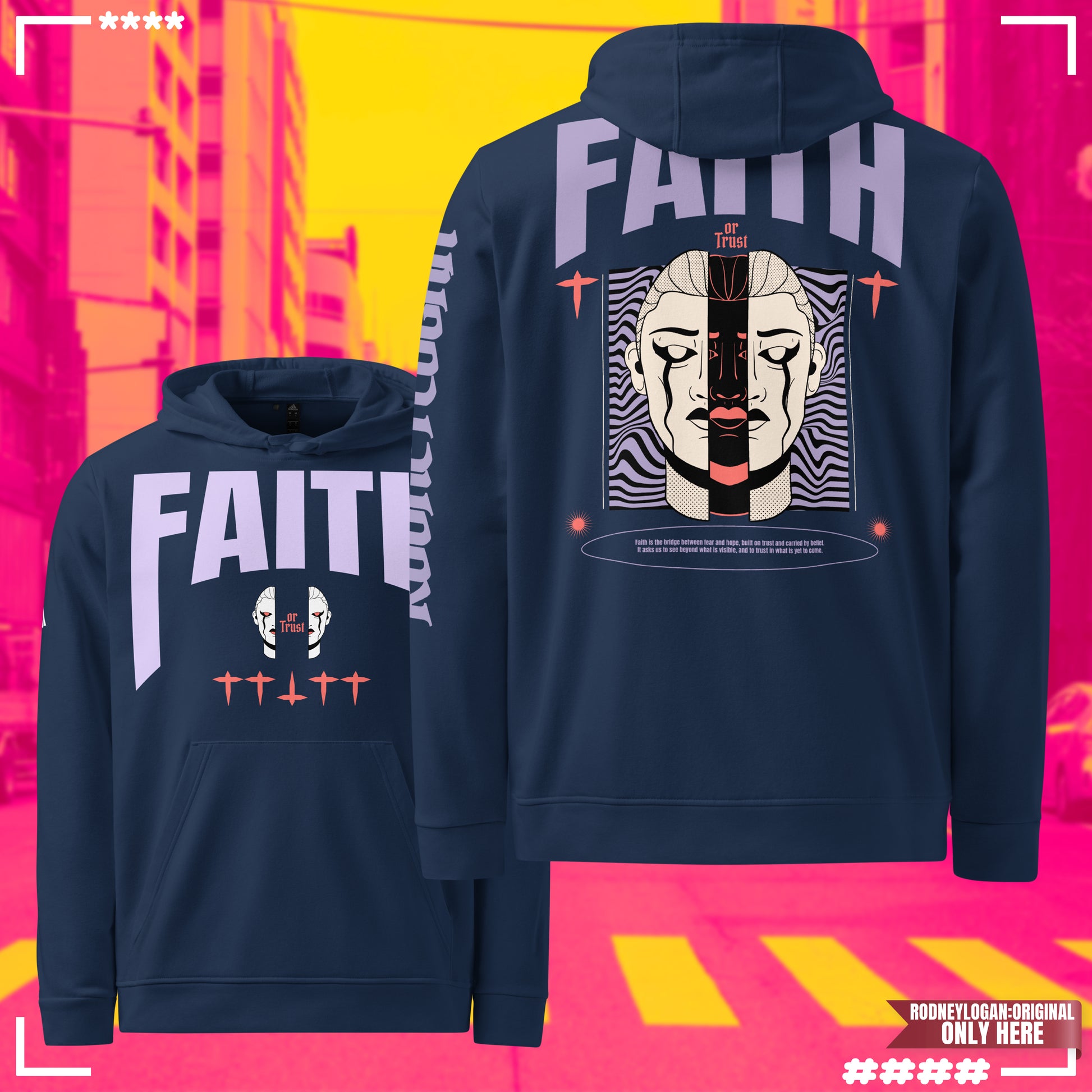 B-Side „Faith or Trust?“ Hoodie — adidas® base Hoodie