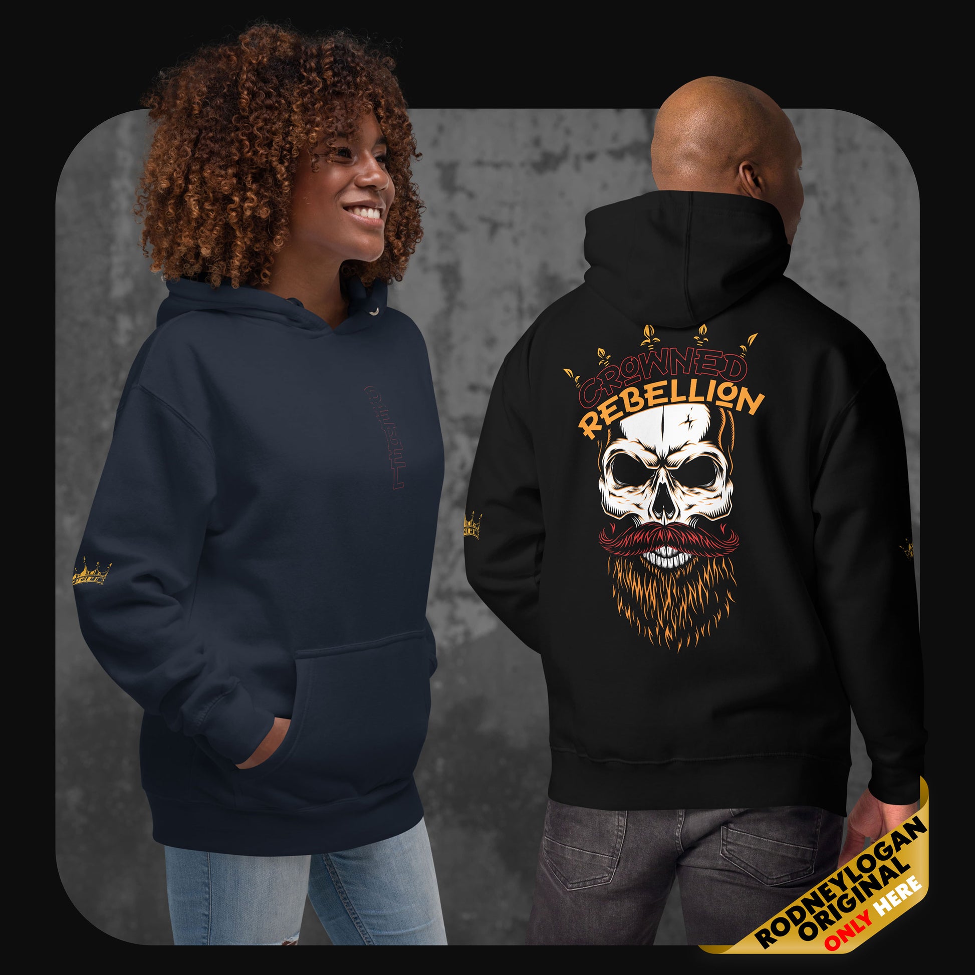 Hoodie - Crowned Rebellion rodneylogan